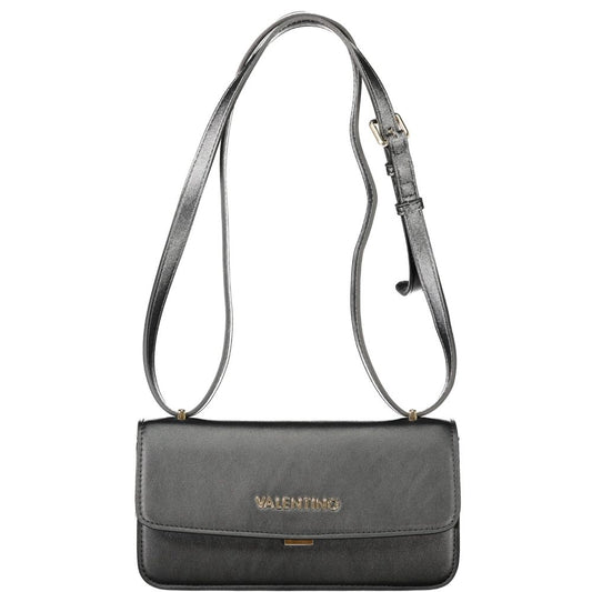 Mario Valentino Black Faux Leather Handbag