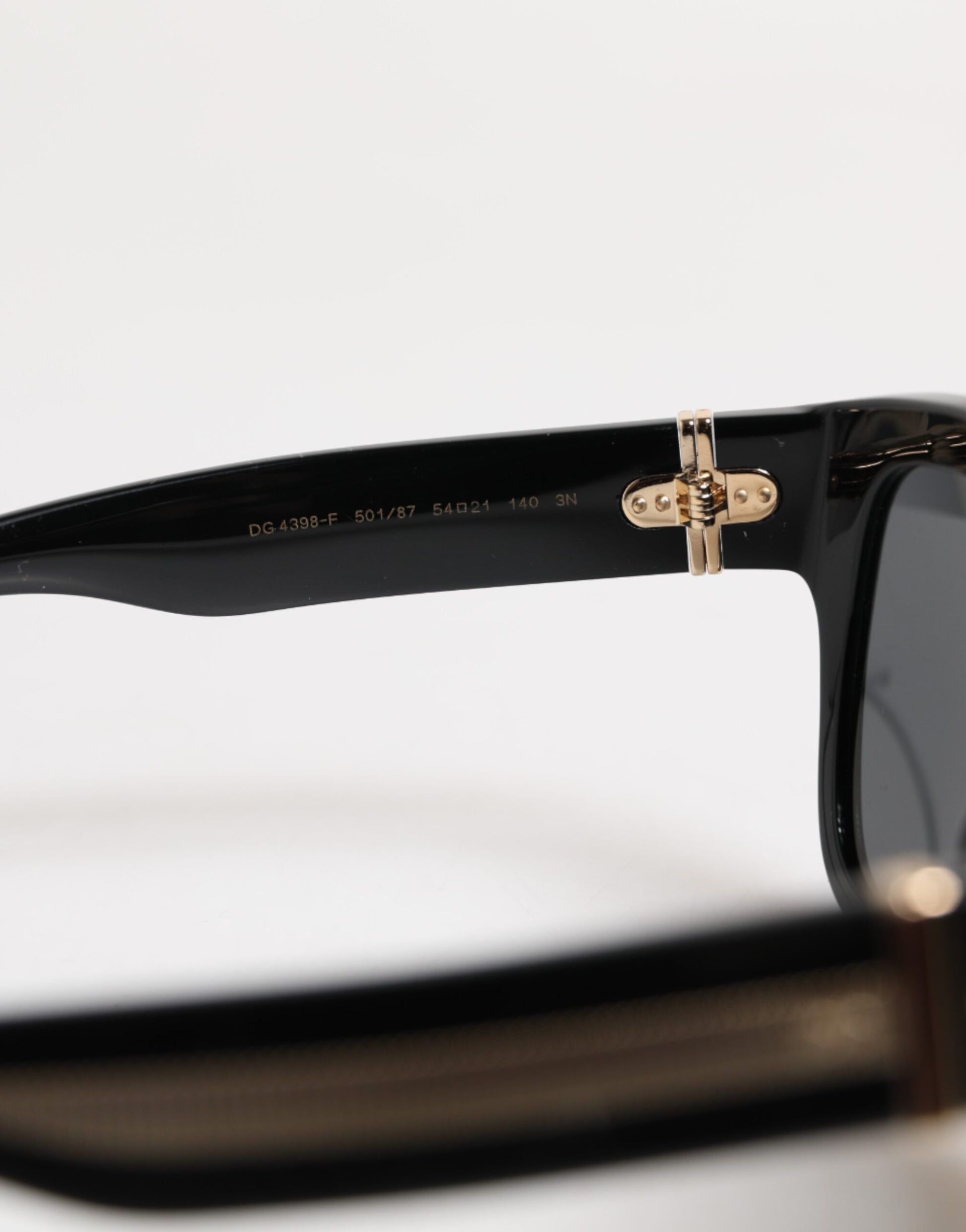 Dolce & Gabbana Black Square Acetate Frame DG4398-F Sunglasses for Women