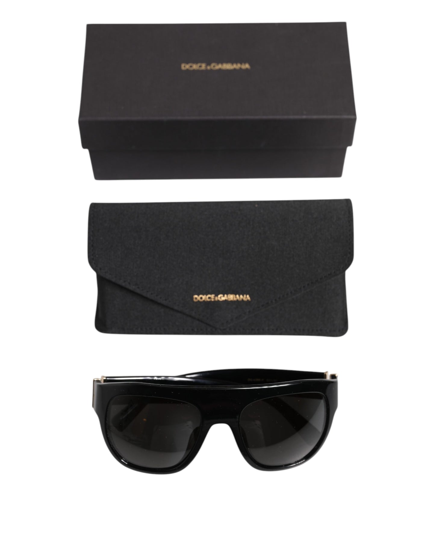 Dolce & Gabbana Black Square Acetate Frame DG4398-F Sunglasses for Women