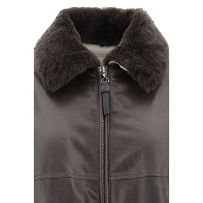 Brunello Cucinelli Leather Jacket