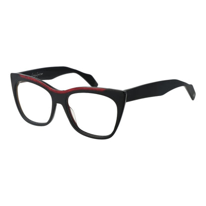 Yohji Yamamoto Black Men’s Optical Frames – Cat Eye Style