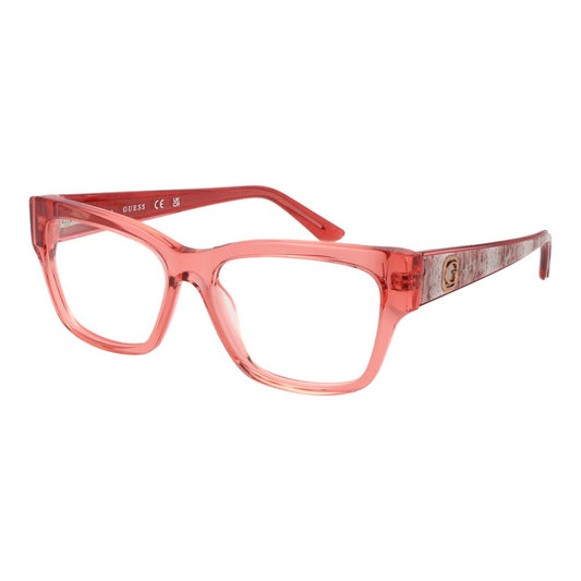 Guess Women’s Optical Glasses – Red Rectangle Frame, 53mm