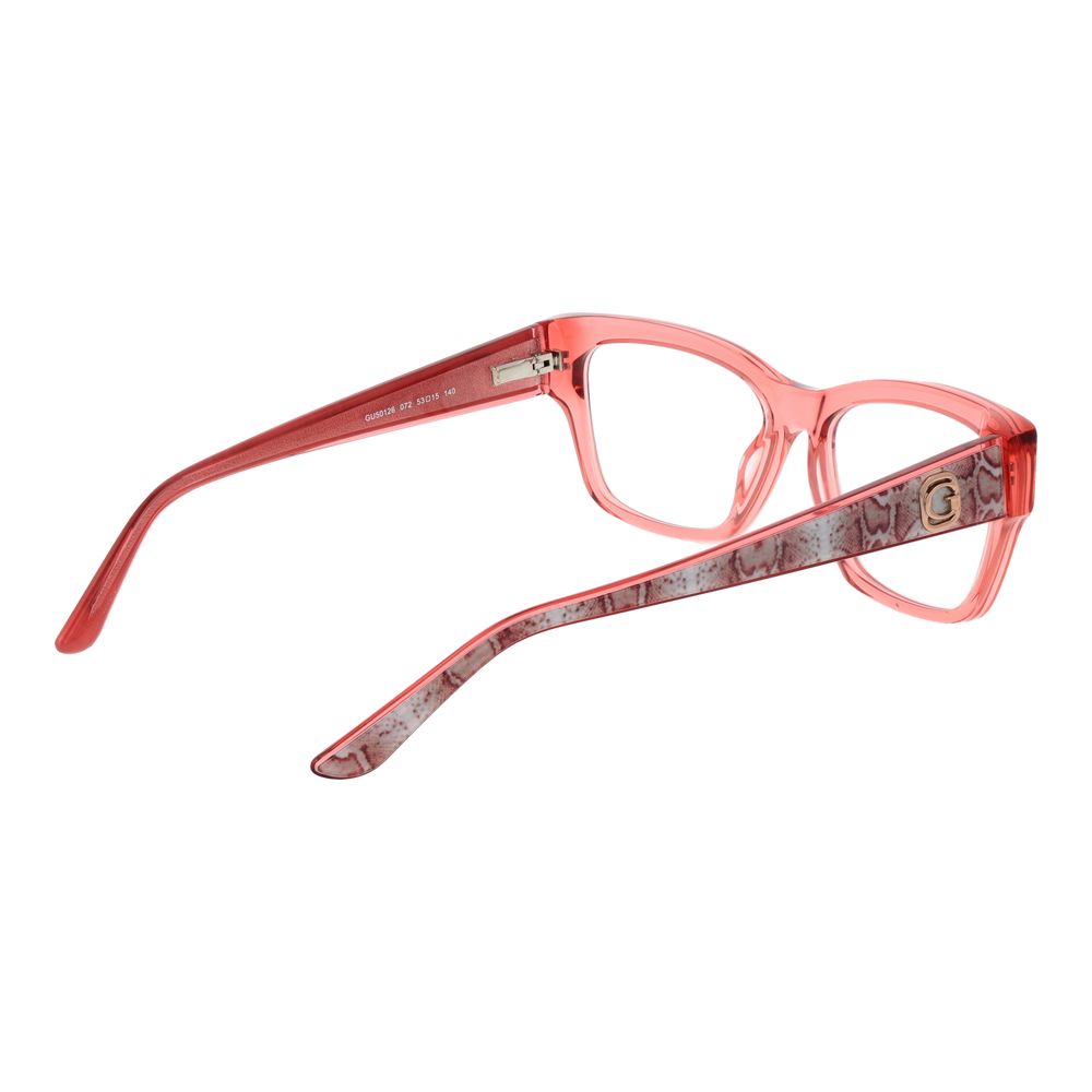 Guess Women’s Optical Glasses – Red Rectangle Frame, 53mm