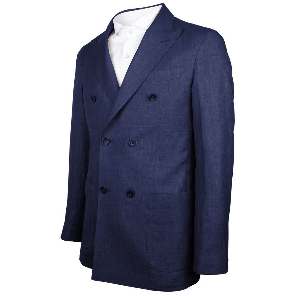 Loro Piana Summertime Blue Linen Blazer