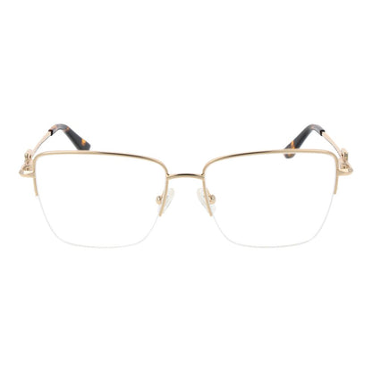 Guess Women’s Optical Glasses – Gold Half-Rim Frame