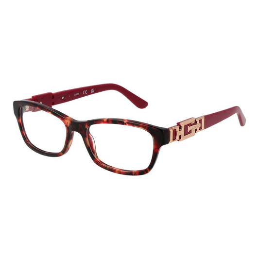 Guess Women’s Optical Frames – Red Rectangle Design