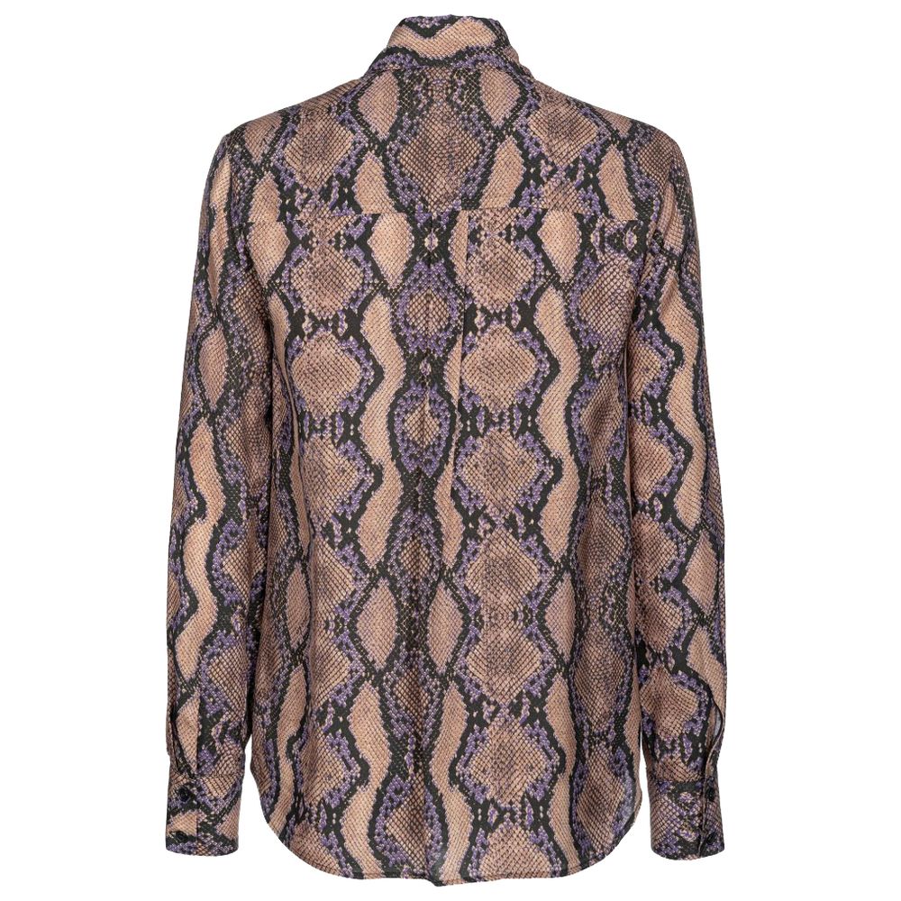 PINKO Multicolor Viscose Statement Shirt
