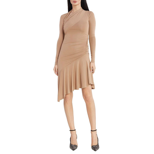 PINKO Beige Viscose Statement Dress