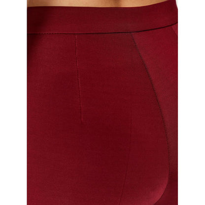 PINKO Red Fluid Neoprene Trousers