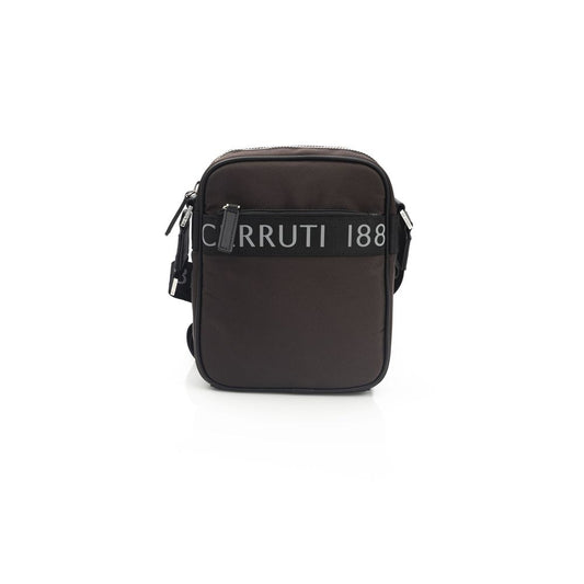 Brown Nylon Men Messenger Bag