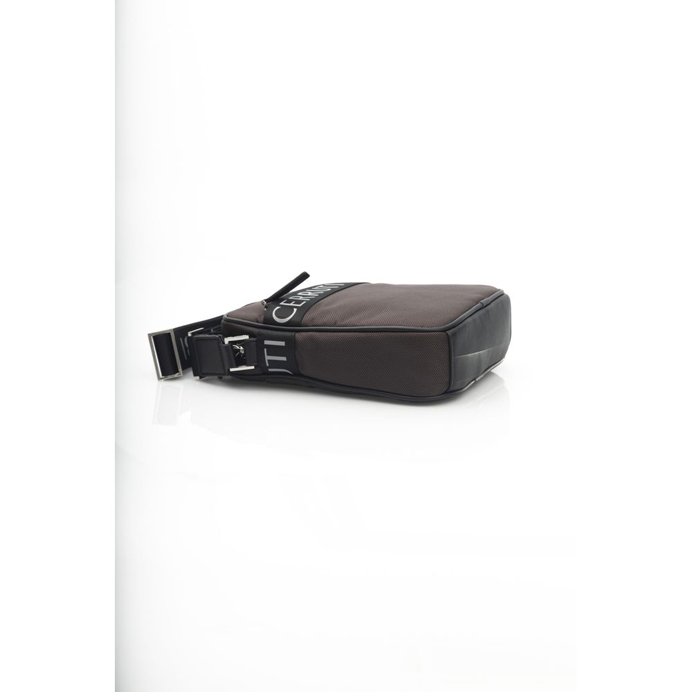 Brown Nylon Men Messenger Bag