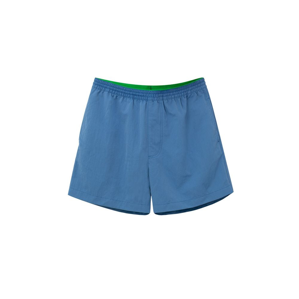 Bottega Veneta Azure Blue Boxer Swim Shorts for Men