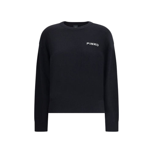 PINKO Logo Sweater - Bold Contemporary Wool Blend