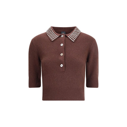 PINKO Emilia Sweater with Rhinestones