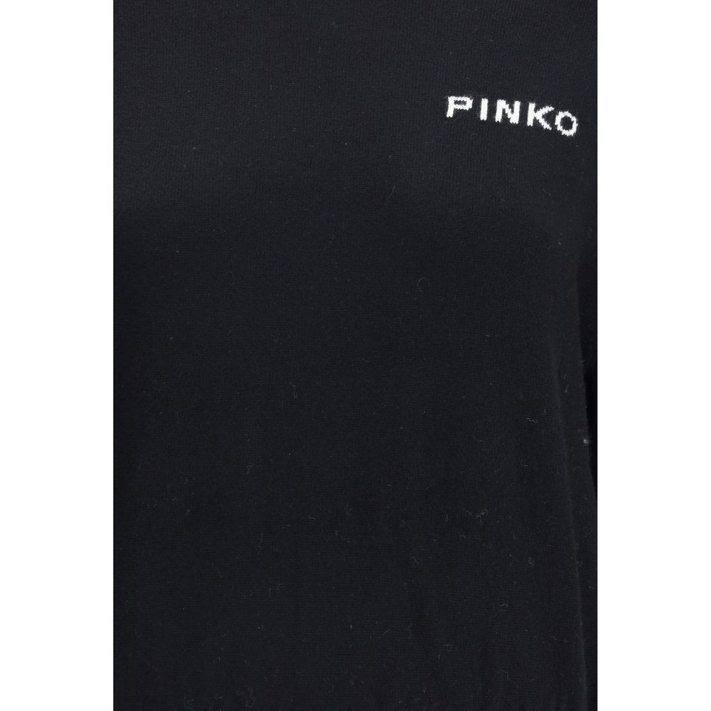 PINKO Logo Sweater - Bold Contemporary Wool Blend