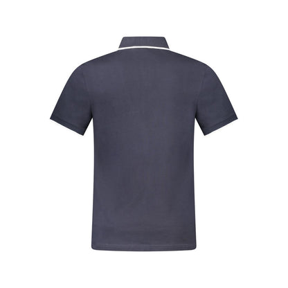 Hugo Boss Blue Cotton Polo Shirt - Stylish Slim Fit