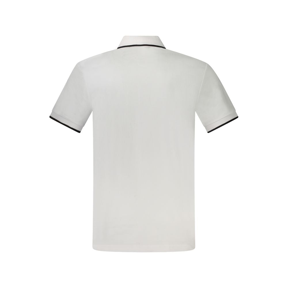 Hugo Boss White Cotton Polo Shirt - Slim Fit Elegance