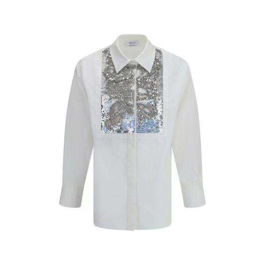 Alexander McQueen Crystal Embroidered Shirt