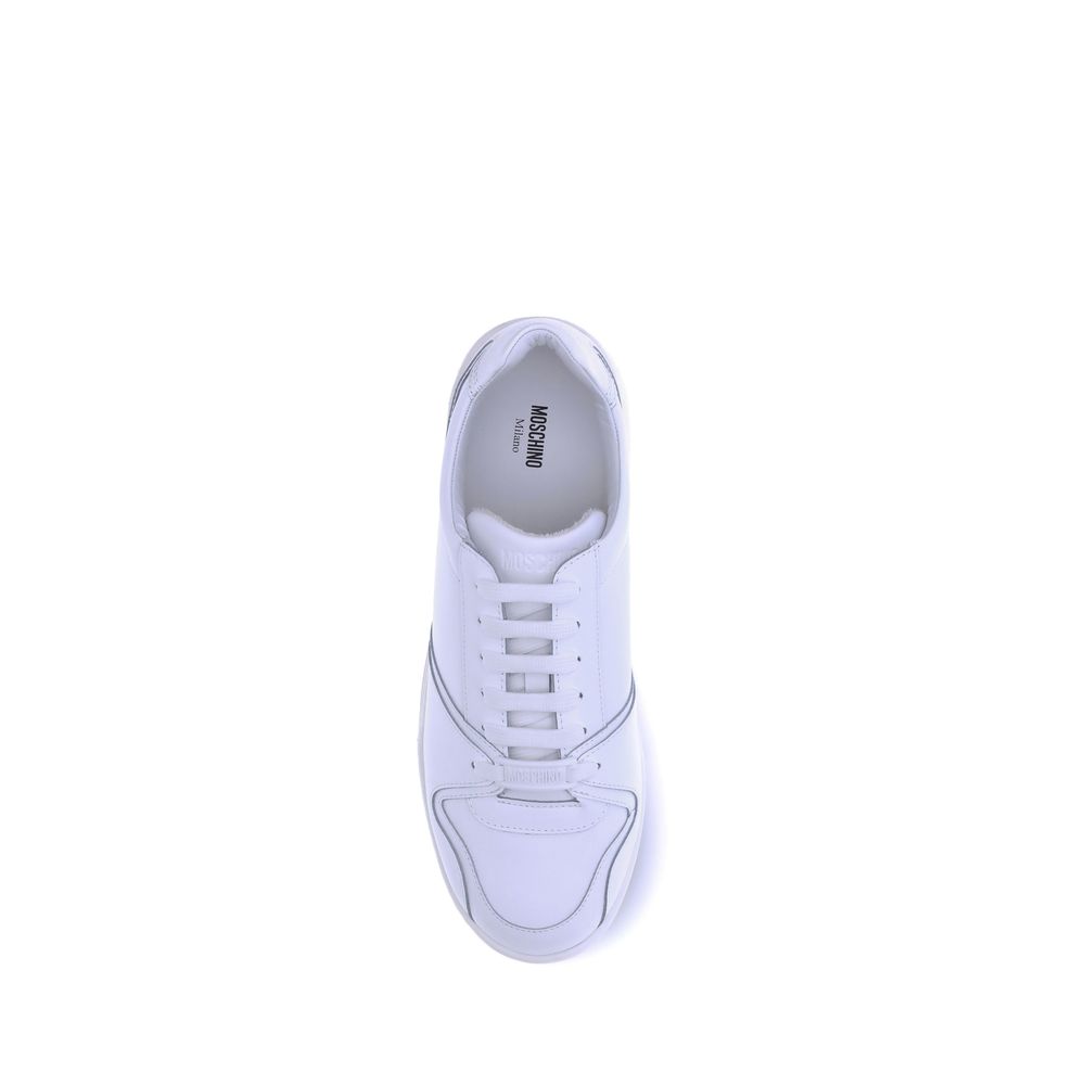 Moschino Leather Sneakers - Urban Style Meets Iconic Design