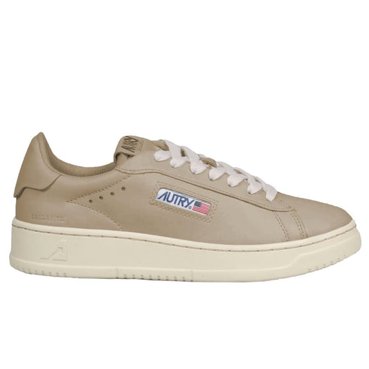 Autry Beige Goatskin Sneaker - Vintage Chic