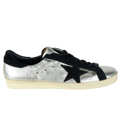 Golden Goose Gray Calfskin Sneaker - Stylish Elegance Meets Comfort
