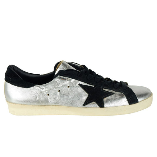 Golden Goose Gray Calfskin Sneaker - Stylish Elegance Meets Comfort
