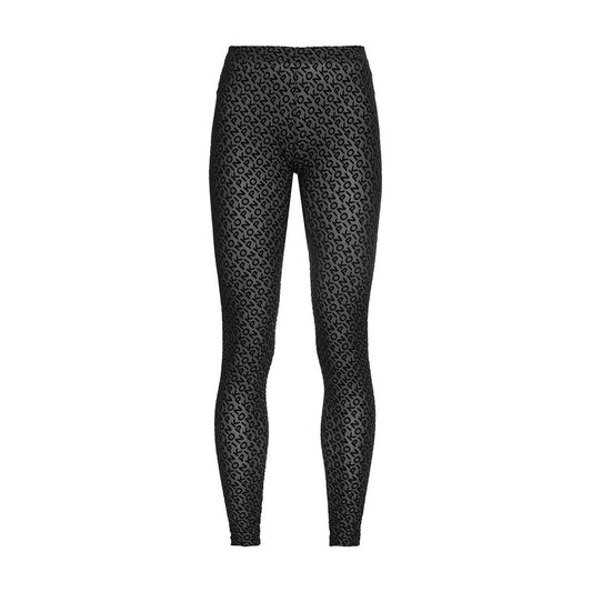 PINKO Bold Black Nylon Leggings