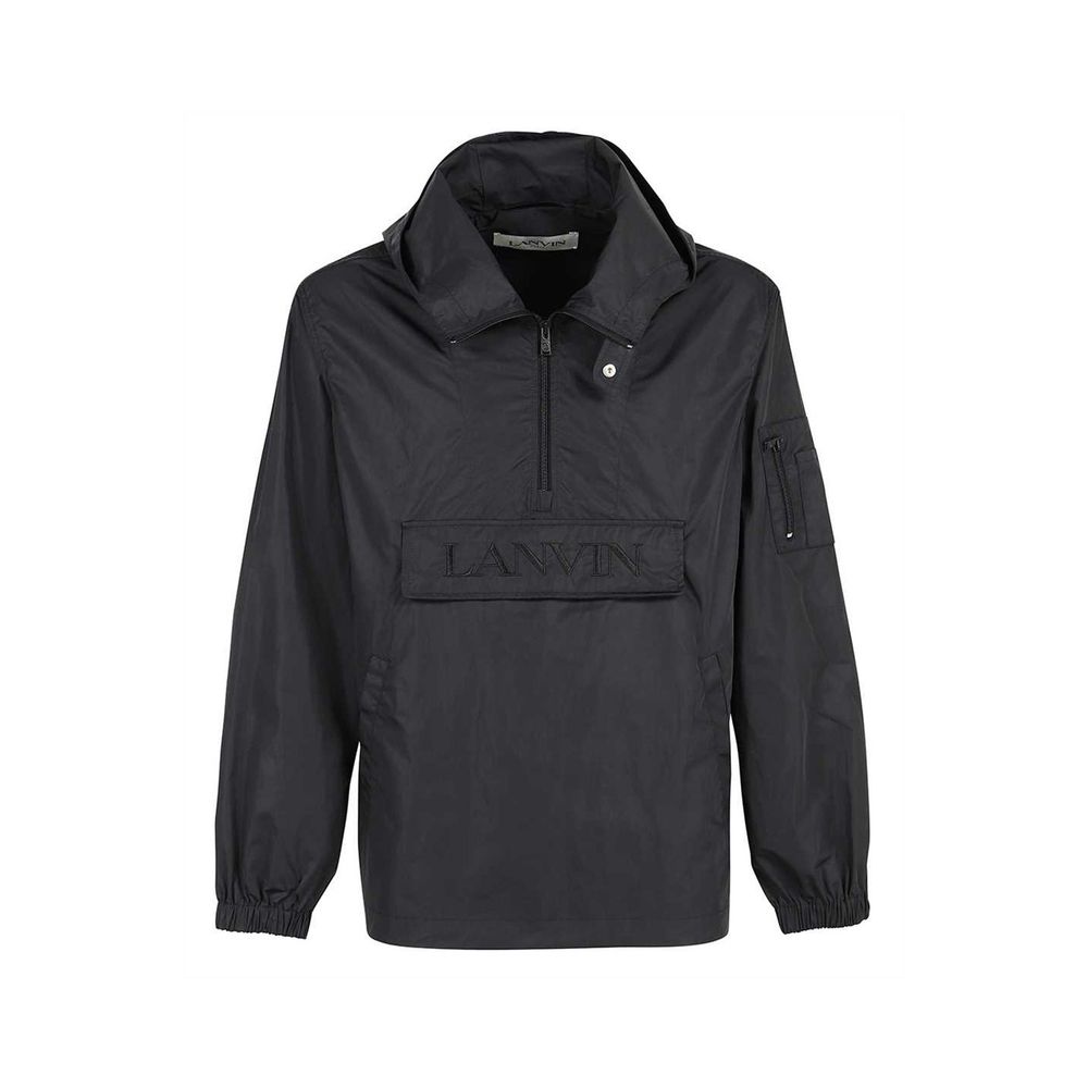 Lanvin Logo Hooded Windbreaker for Men