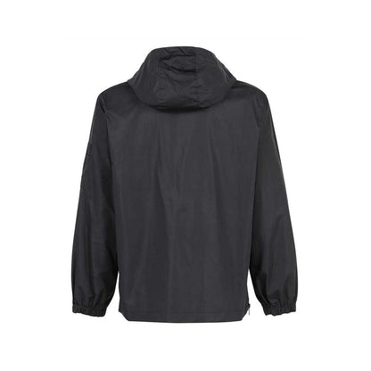 Lanvin Logo Hooded Windbreaker for Men