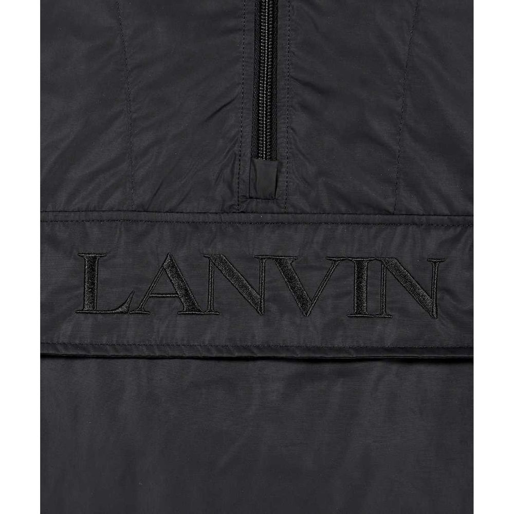 Lanvin Logo Hooded Windbreaker for Men