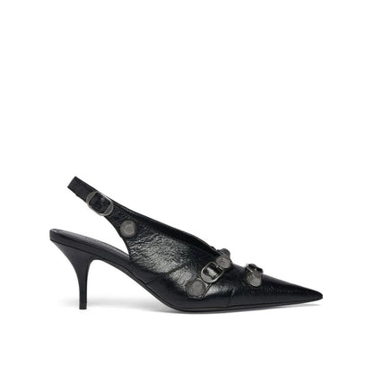 Balenciaga Cagole Slingback Pumps - Bold Elegance Redefined