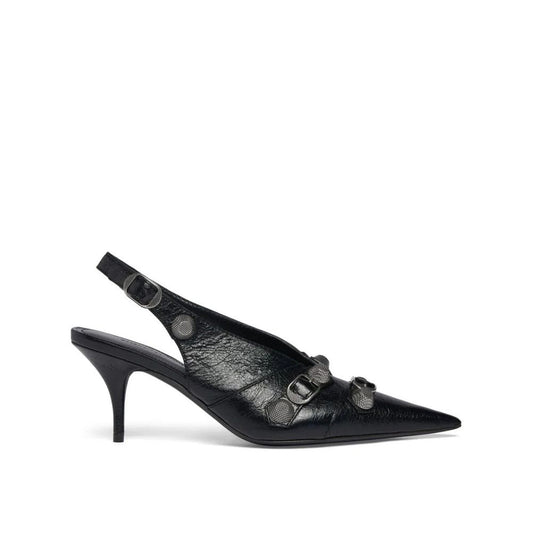 Balenciaga Cagole Slingback Pumps - Bold Elegance Redefined