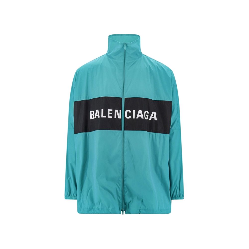 Balenciaga Windbreaker Logo Jacket - Redefine Your Style