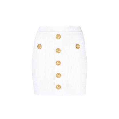 Balmain Stretch Mini Skirt - Unapologetically Bold Elegance