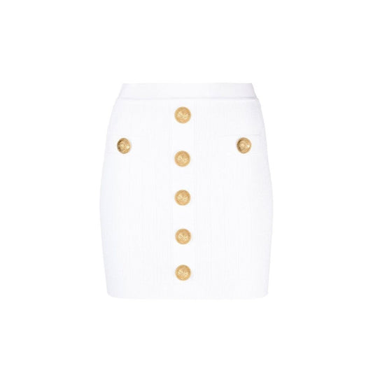 Balmain Stretch Mini Skirt - Unapologetically Bold Elegance