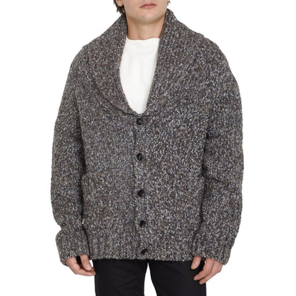 Bottega Veneta Men’s Alpaca Wool Cardigan