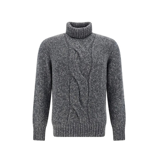 Brunello Cucinelli High Neck Cashmere Sweater for Men
