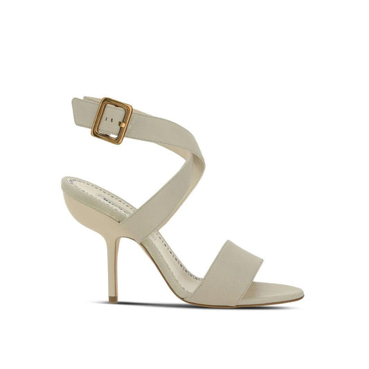 Manolo Blahnik Helua 105 Leather Sandals - Elevate Your Elegance