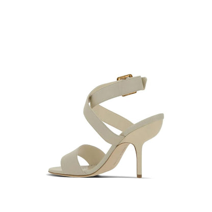 Manolo Blahnik Helua 105 Leather Sandals - Elevate Your Elegance