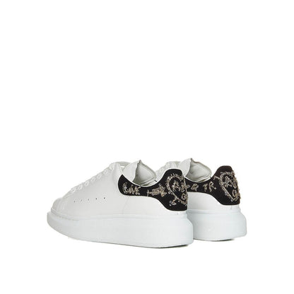 Alexander McQueen Oversized Leather Sneakers: A Statement of Edgy Elegance