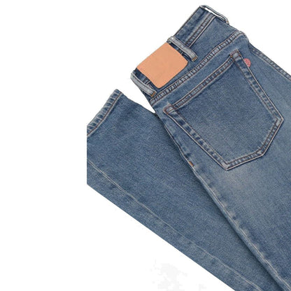 Acne Studios Blå Konst Climb Mid Blue Cotton Denim Jeans for Women