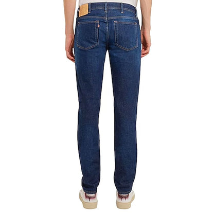 Acne Studios River Dark Blue Cotton Denim Jeans for Men