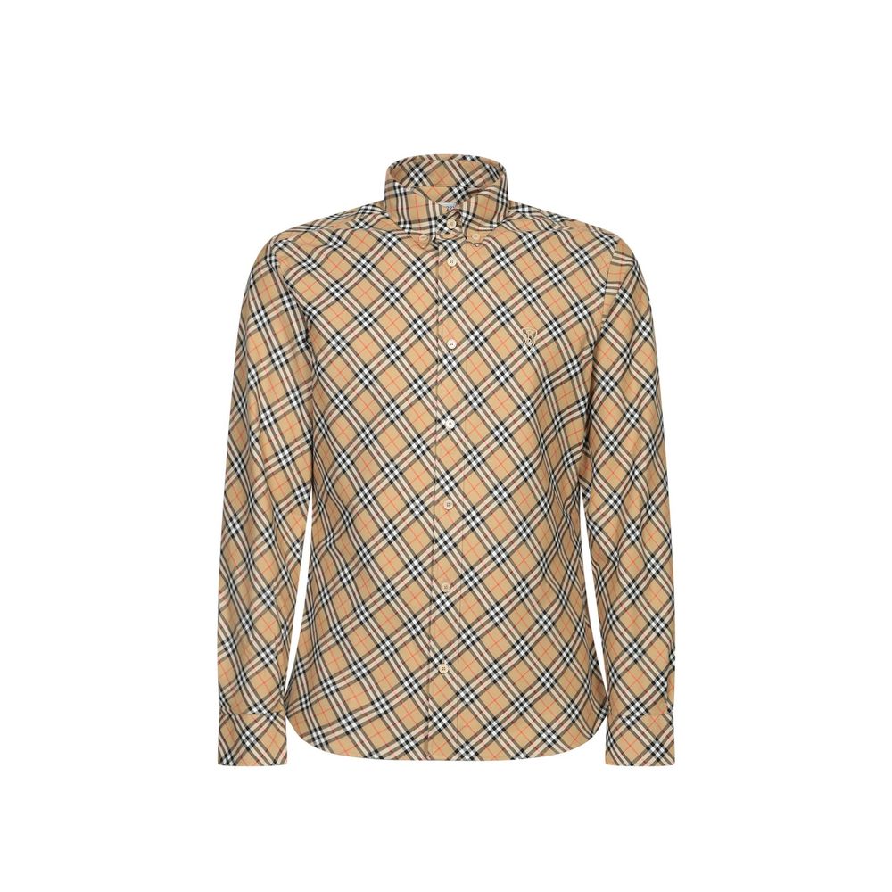 Burberry Sand Check Shirt - Timeless Casual Style
