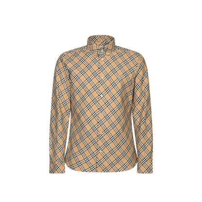 Burberry Sand Check Shirt - Timeless Casual Style