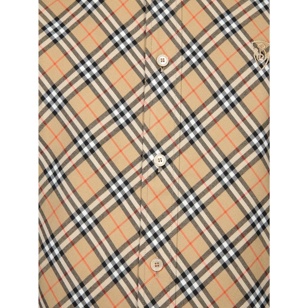 Burberry Sand Check Shirt - Timeless Casual Style