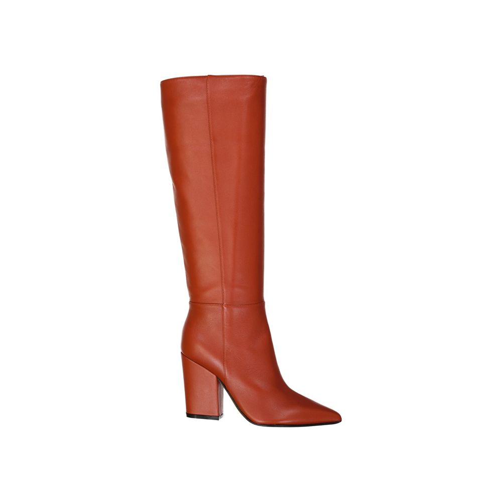 Sergio Rossi Elegance Leather Heel Boots