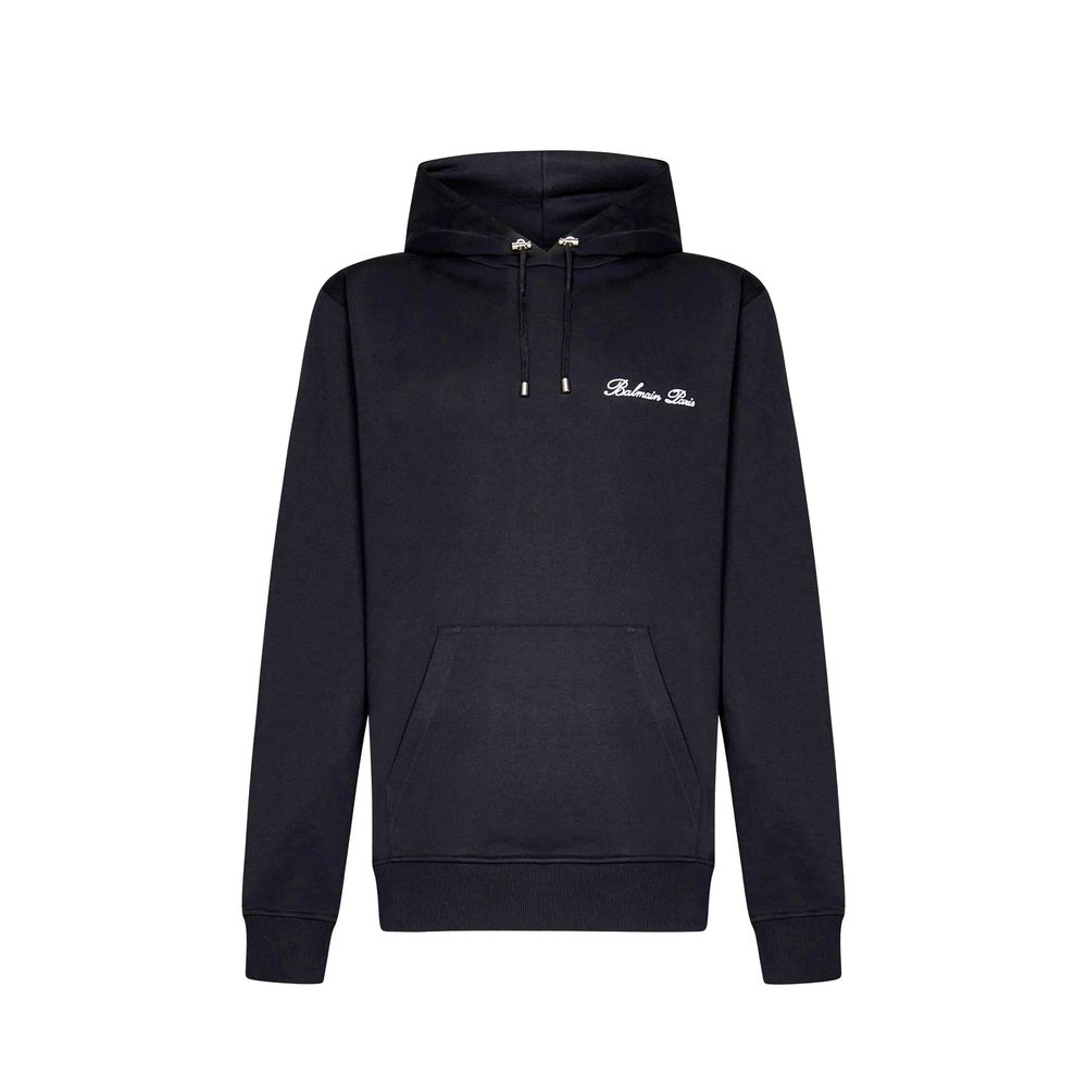 Balmain Cotton Logo Sweatshirt - Effortless Luxury