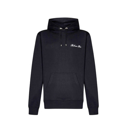 Balmain Cotton Logo Sweatshirt - Effortless Luxury