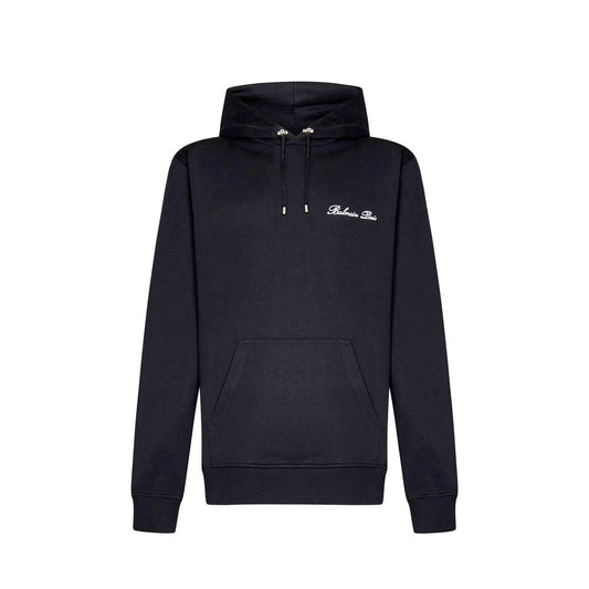 Balmain Cotton Logo Sweatshirt - Effortless Luxury