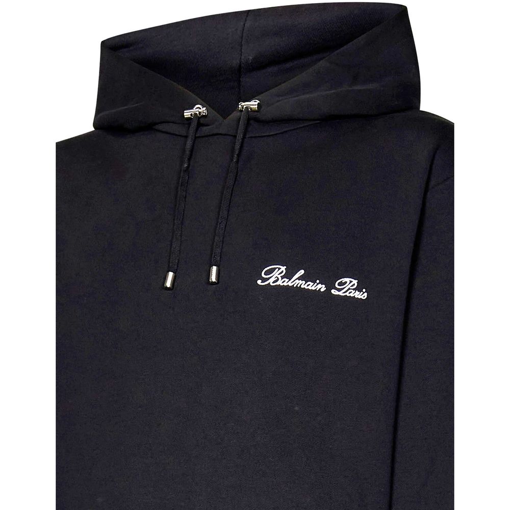 Balmain Cotton Logo Sweatshirt - Effortless Luxury